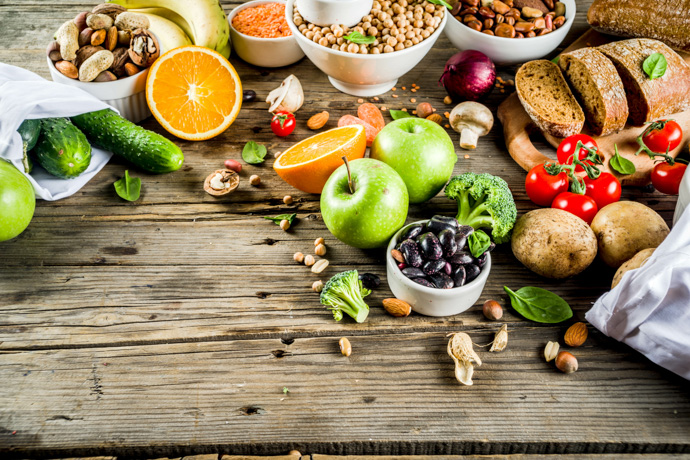 Ejemplos de alimentos de carbohidratos.